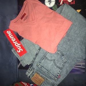 Infra Red V Neck